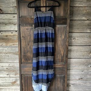 Old navy, small, striped, maxi dress